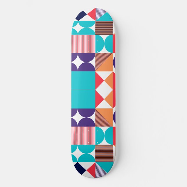 Geometrische Form Skateboard (Vorderseite)