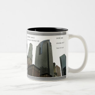 Geometrische Form-Tasse Zweifarbige Tasse