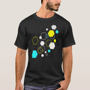 Geometrische Formen Abstract Modern Vintage Sechse T-Shirt