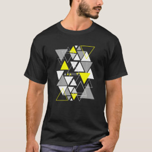 Geometrische Formen Abstrakte moderne Vintage-Drei T-Shirt