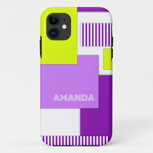 Geometrische Formen aus mehrfarbigem Papier Case-Mate iPhone Hülle (Rückseite)