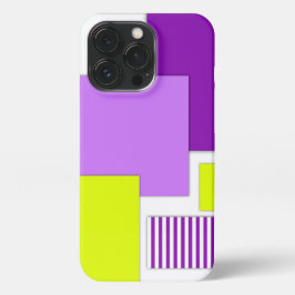 Geometrische Formen aus mehrfarbigem Papier iPhone 13 Pro Hülle