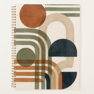 Geometrische Formen des abstrakten Erdknochens Planer