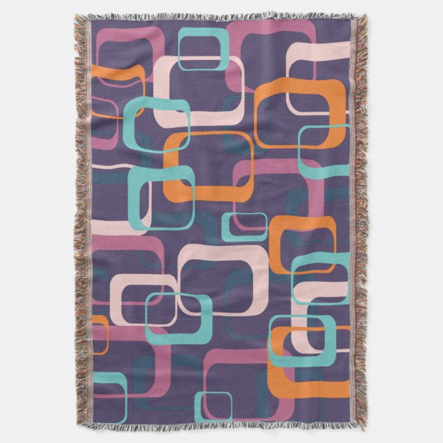 Geometrische Formen des Retro Geometric Mid Centur Decke (Vorderseite Vertikal)