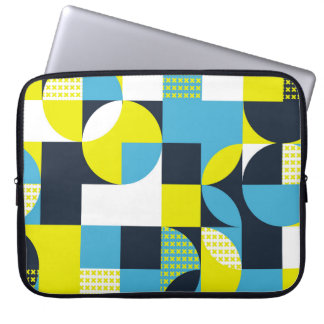 Geometrische Formen, farbiger abstrakter Hintergru Laptopschutzhülle