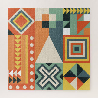 Geometrische Formen, flacher einfacher Hintergrund