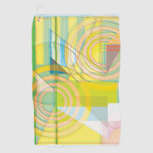Geometrische Formen Golf Handtuch