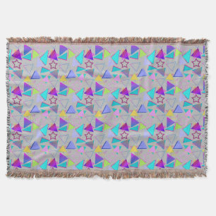 Geometrische Formen im Vintage-Stil 01x4 LGrau Decke
