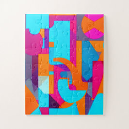 Geometrische Formen in vielfarbigen erweiterten Rä