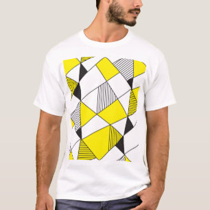 Geometrische Formen: Minimalistisches nahtloses Mu T-Shirt