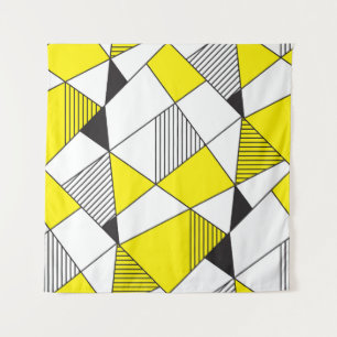 Geometrische Formen: Minimalistisches Nahtloses Mu Wandteppich