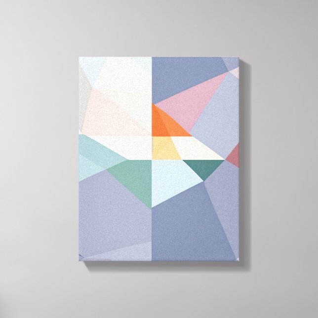 Geometrische Formen Moderne, farbenfrohe Kunst Can Leinwanddruck (Vorderseite)
