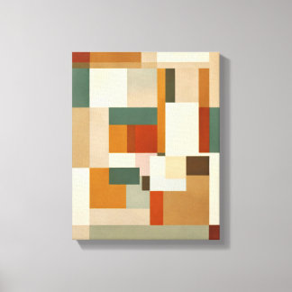 Geometrische Formen Moderne, farbenfrohe Kunst Can Leinwanddruck