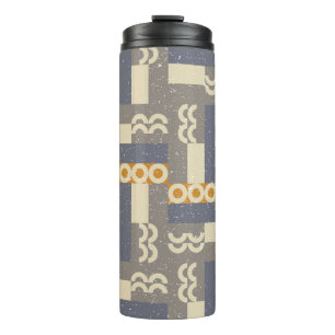 geometrische Formen, moderne Muster Thermosbecher