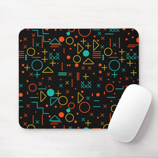 Geometrische Formen Mousepad (Mit Mouse)