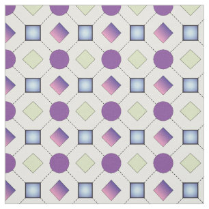 Geometrische Formen Muster Stoff