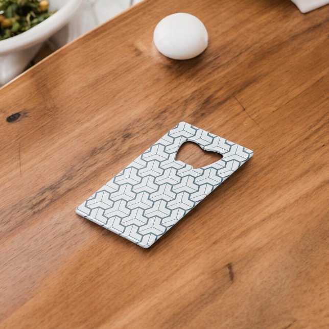 Geometrische Formen Nahtloses Muster Geldbeutel Flaschenöffner (Bottle Openers)