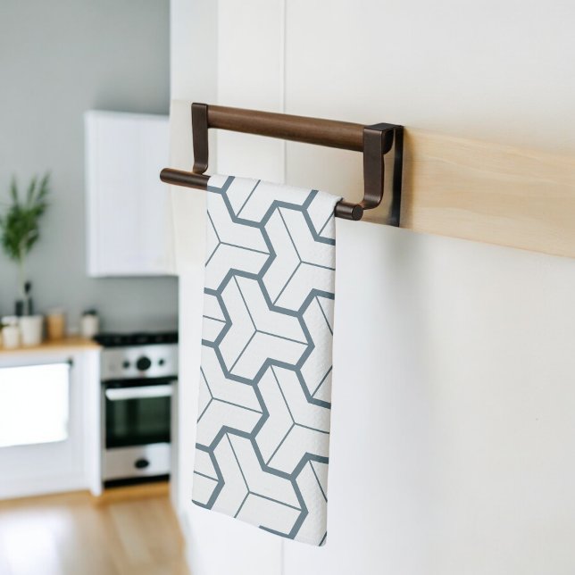 Geometrische Formen Nahtloses Muster Geschirrtuch (Kitchen Towel)
