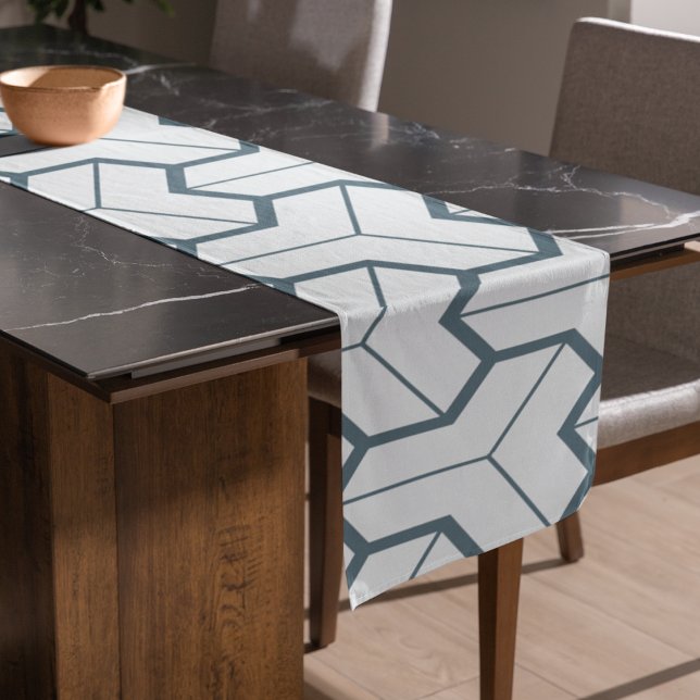 Geometrische Formen Nahtloses Muster Großer Tischläufer (Table runner)