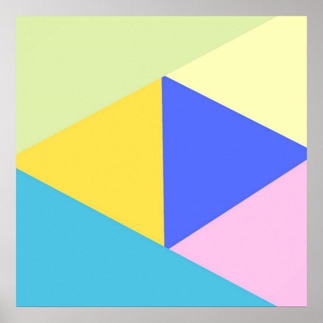 geometrische Formen Poster (Vorne)