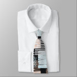 Geometrische Formen und Streifen Krawatte<br><div class="desc">Moderne Muster,  geometrische Formen und Streifen abstrakte Hintergründe.</div>