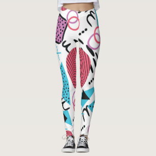 Geometrische Formen von Funky Retro Leggings