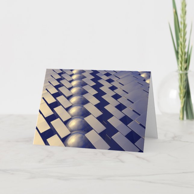 Geometrische Formen von Gold Karte (Vorderseite)