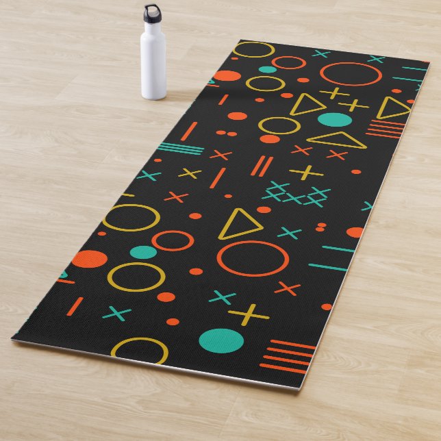 Geometrische Formen Yogamatte (Beispiel)