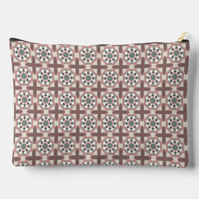 Geometrische Formen Zubehörtasche (Rückseite)