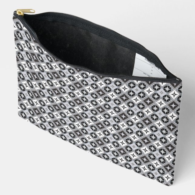 geometrische Formen Zubehörtasche (Offen)