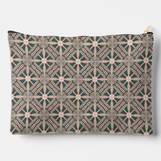 geometrische Formen Zubehörtasche (Rückseite)