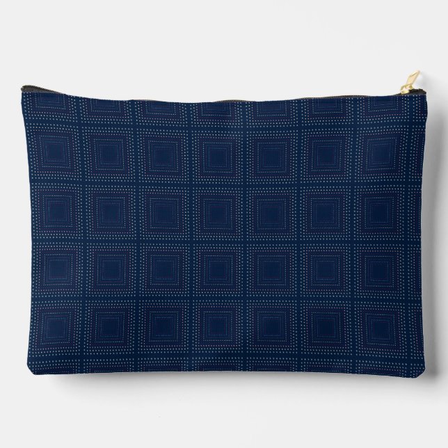 Geometrische Formen Zubehörtasche (Rückseite)