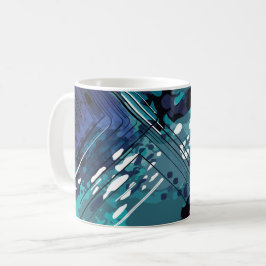 geometrische Fusion des Ozeans Kaffeetasse