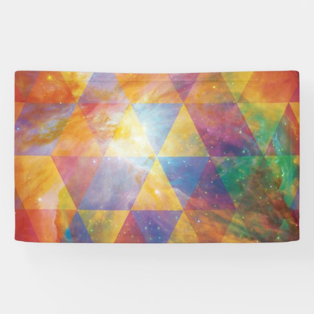 Geometrische Galaxie Banner (Horizontal)
