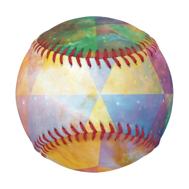 Geometrische Galaxie Baseball (Vorderseite)