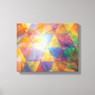 Geometrische Galaxie Leinwanddruck