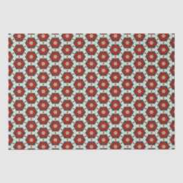 Geometrische Gemusterte Weihnachtsstars 2 Seidenpapier