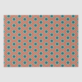 Geometrische Gemusterte Weihnachtsstars 7 Seidenpapier