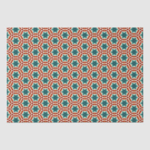 Geometrische Gemusterte Weihnachtsstars 7 Seidenpapier