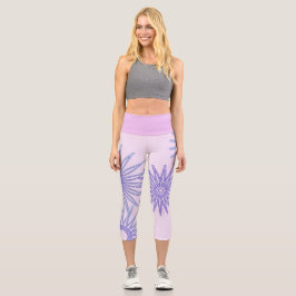 Geometrische Gestaltkapsel Capri Leggings