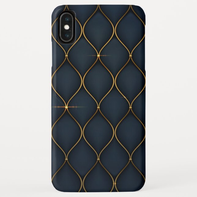 Geometrische goldene Formen Case-Mate i iPhone Hülle (Rückseite)