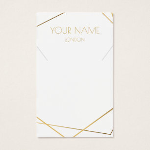 geometrische goldene Halskette oder Armband-Grafik