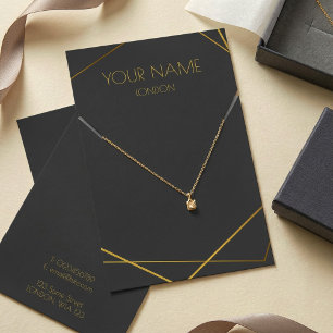 geometrische goldene Halskette oder Armband-Grafik