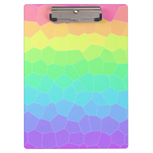 Geometrische Gradient des Bright Rainbow Klemmbrett