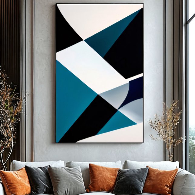 Geometrische Gradienten Leinwanddruck (Von Creator hochgeladen)