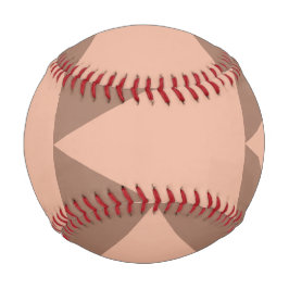 Geometrische große Dreiecke Mocha Mousse Dusty Pin Baseball