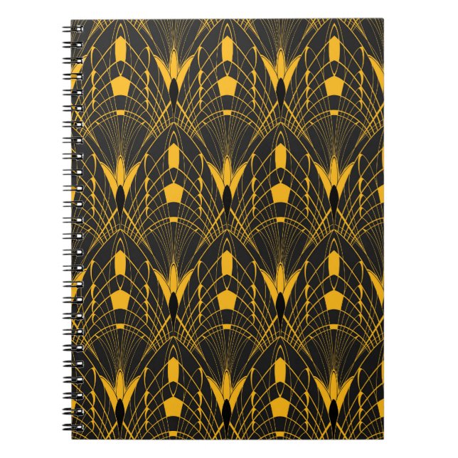 Geometrische Harmonie: Design digitaler Ornamente Notizblock (Vorderseite)