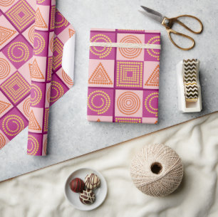 Geometrische Harmonie - Geschenkpapier