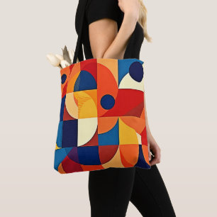 Geometrische Harmonie: Kunstvolles Design Tasche