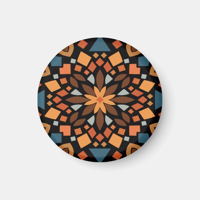 Geometrische Harmonie Magnet (Vorne)
